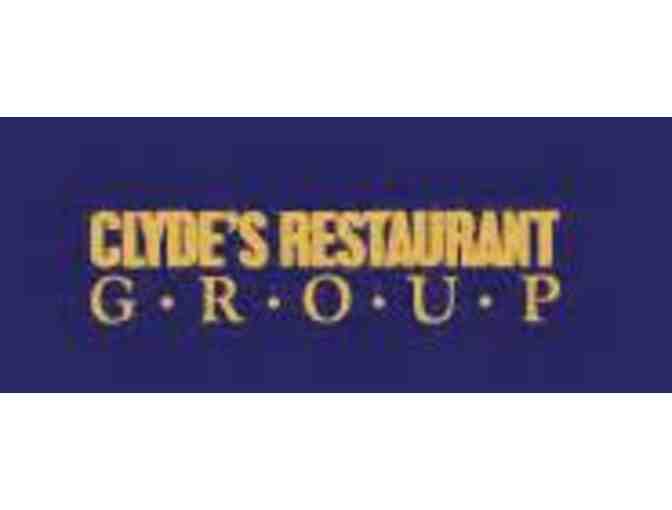 $100.00 voucher to Clyde's Restaurant Group, DC, VA, MD.