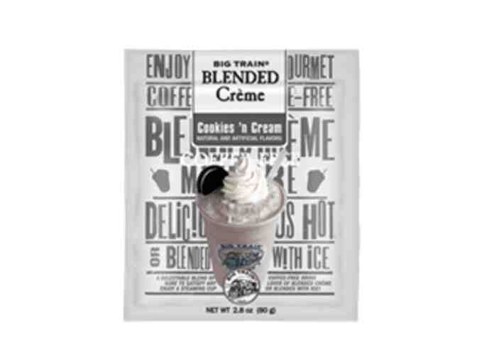 (1) Big Train Fit Frappe Variety Box, (14) Big Train Single Serve Blended Ice Coffee/Creme
