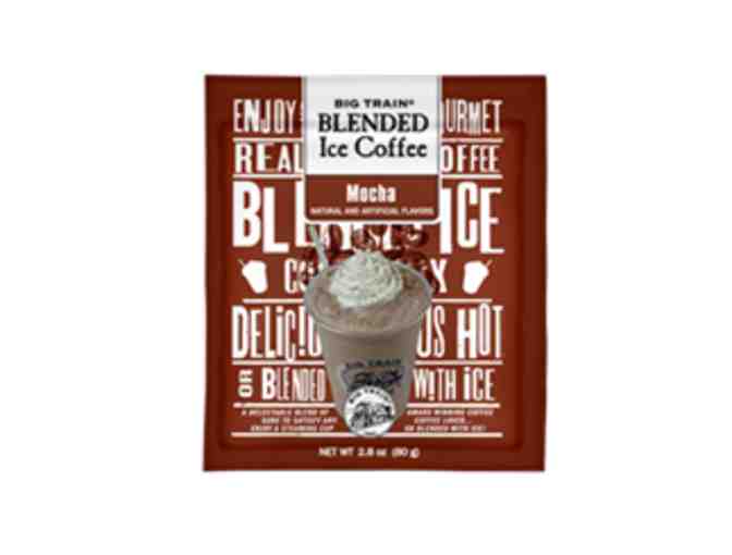 (1) Big Train Fit Frappe Variety Box, (14) Big Train Single Serve Blended Ice Coffee/Creme