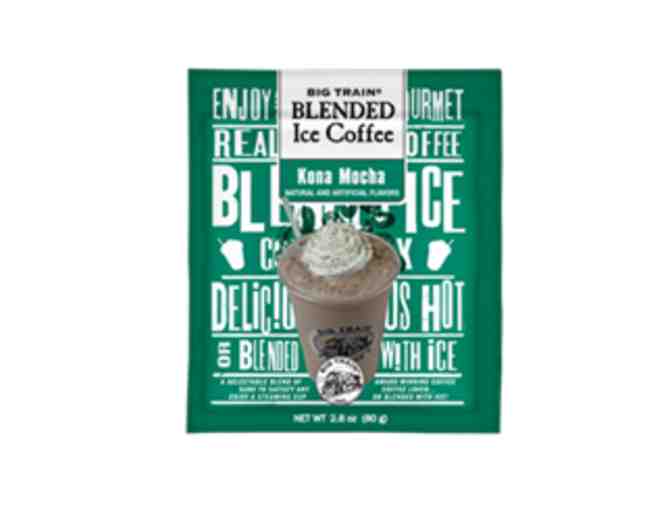 (1) Big Train Fit Frappe Variety Box, (14) Big Train Single Serve Blended Ice Coffee/Creme