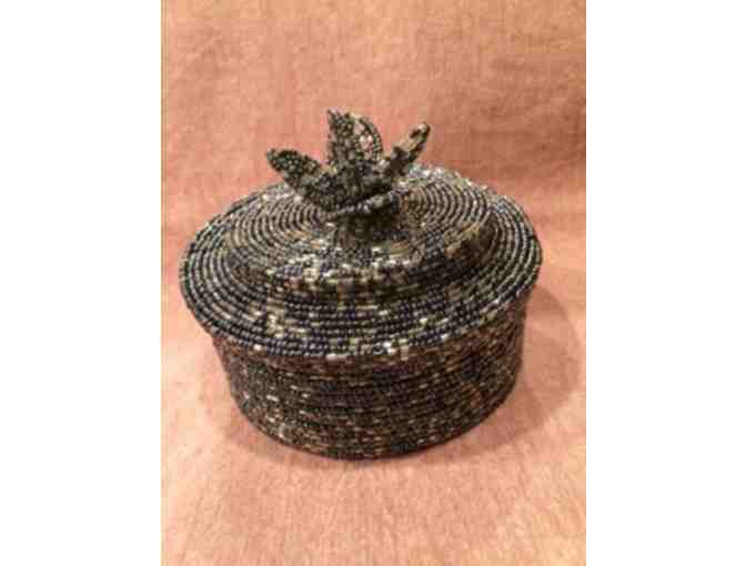 Unique Hand Beaded Containers from Kenya