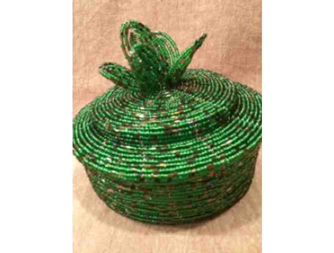 Unique Hand Beaded Containers from Kenya