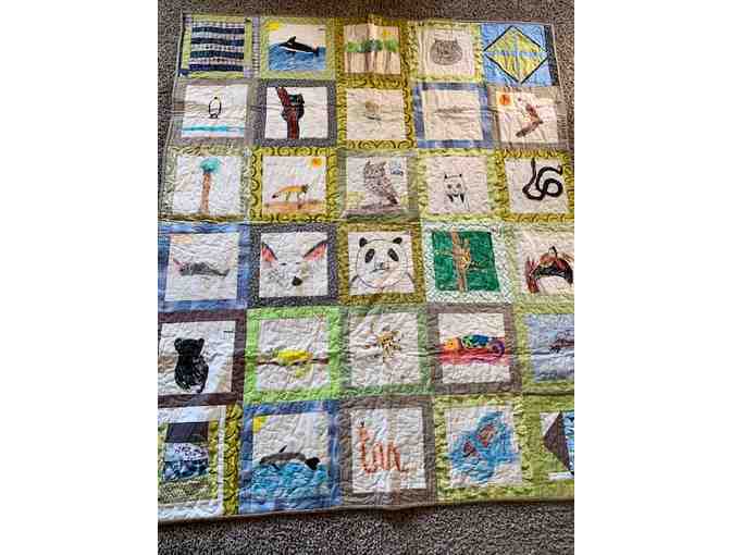 Handmade Animal Quilt by Ms. Kolar's 4th Grade Class