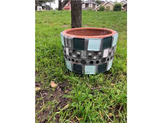 Stepping Stone and Pot by Ms. Myrold's Seventh Grade Class