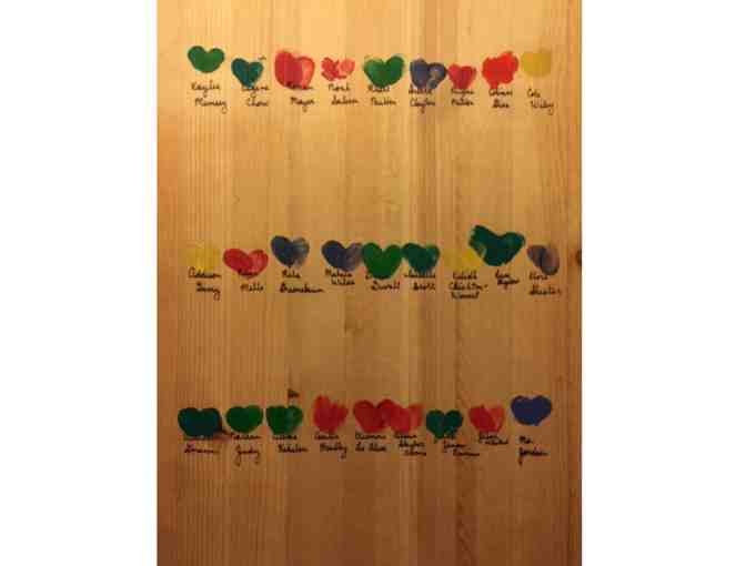 Wooden Perpetual Calendar Handmade by Ms. Jordan's 3d grade class