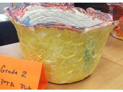Ceramic Pot made by 2nd Grade!