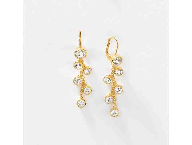 Touchstone Crystal by Swarovski 'Golden Fizz' Necklace & Earring Set