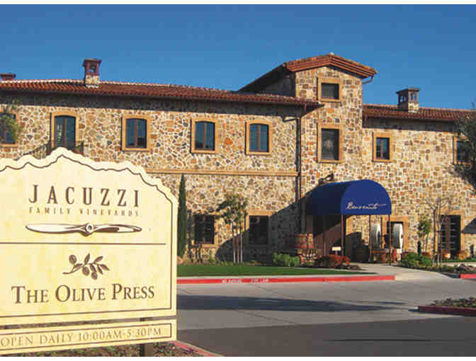 V.I.P. Tour and Tasting at Jacuzzi Family Vineyards and The Olive Press - Sonoma, CA