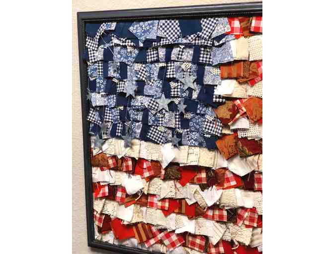 Kindergarten Art - The 'Fabric of America' Flag