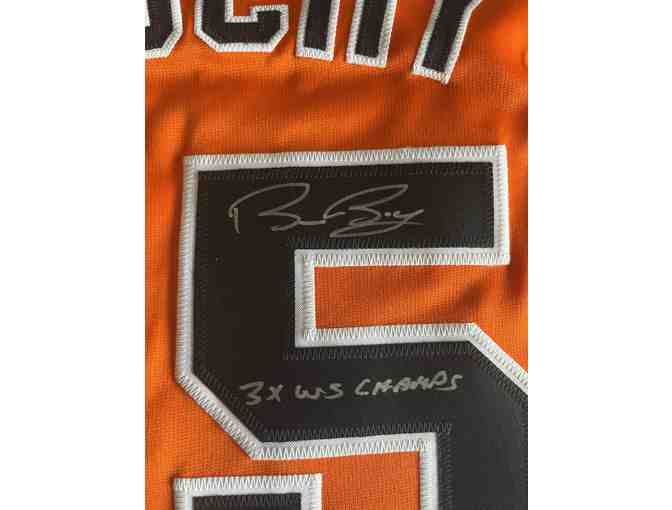 Signed Bruce Bochey Jersey of the GIANTS