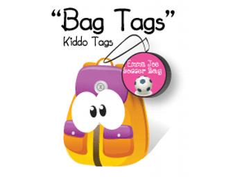 Custom Name Tags :: Kiddo Bag Tags