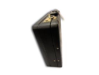 SOLO Leather Briefcase 4' Attache w/ Desk