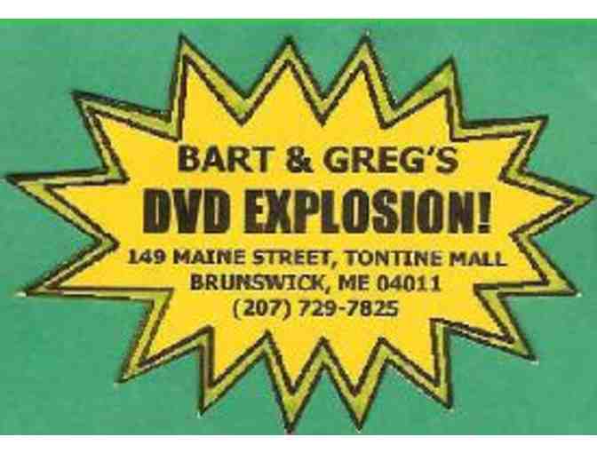 10 Free DVD Rental Card for Bart and Greg's DVD Explosion