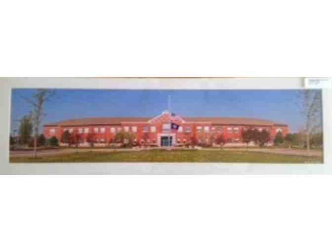 Matted Panoramic Photograph of Brunswick High School by Craig Snapp