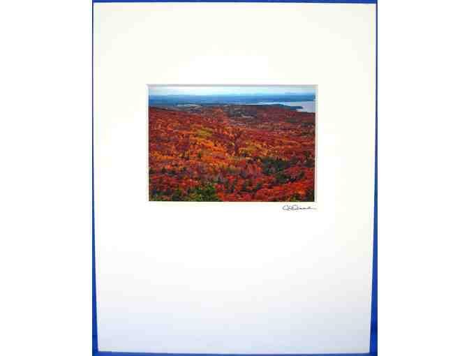 Acadia Park Matted Photograph