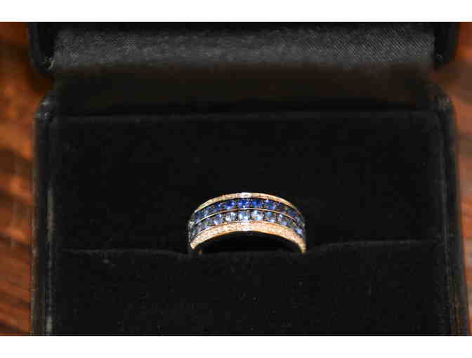 Friend & Co. Sapphire & Diamond Ring