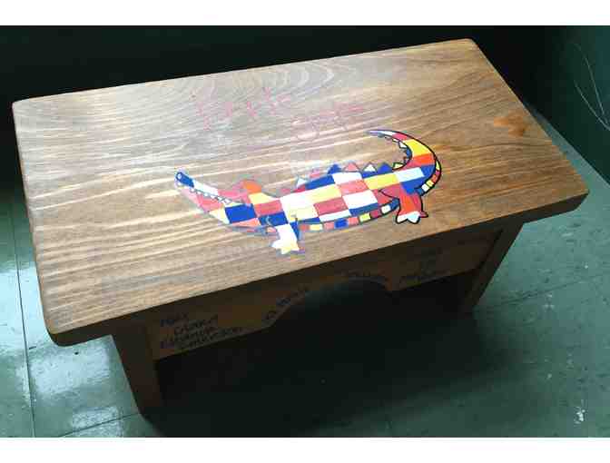 Get a Personalized Stool for Your Gator