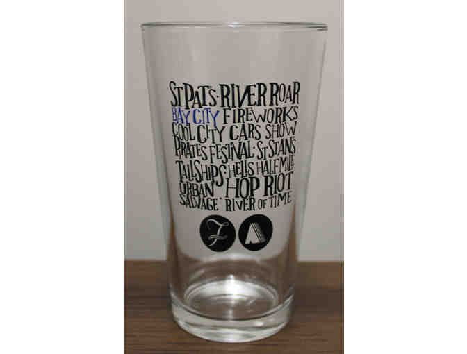 Six Collectable Pint Glasses