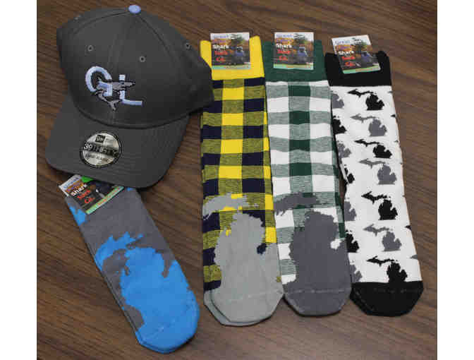 Variety of Michigan Socks and Hat - Photo 1