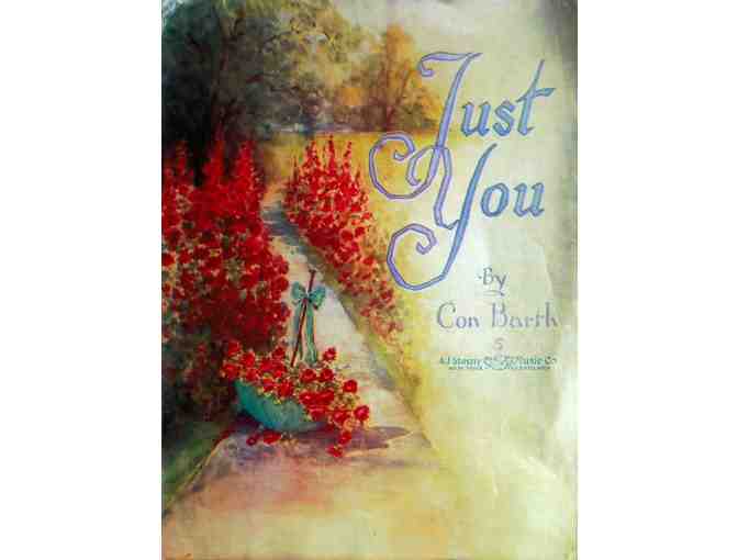 Note Cards from Vintage Sheet Music - set of 5