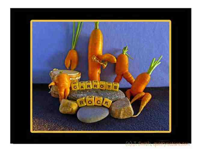 Quirky Nature carrot note cards
