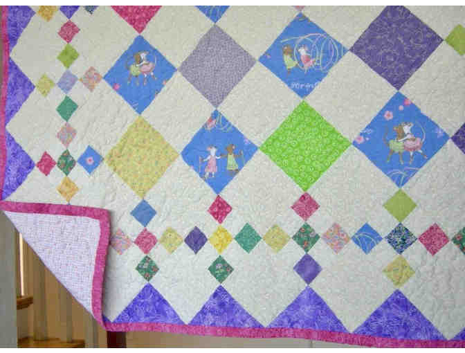 'Angelina and Alice' Quilt, Handmade by Anne Ventresco