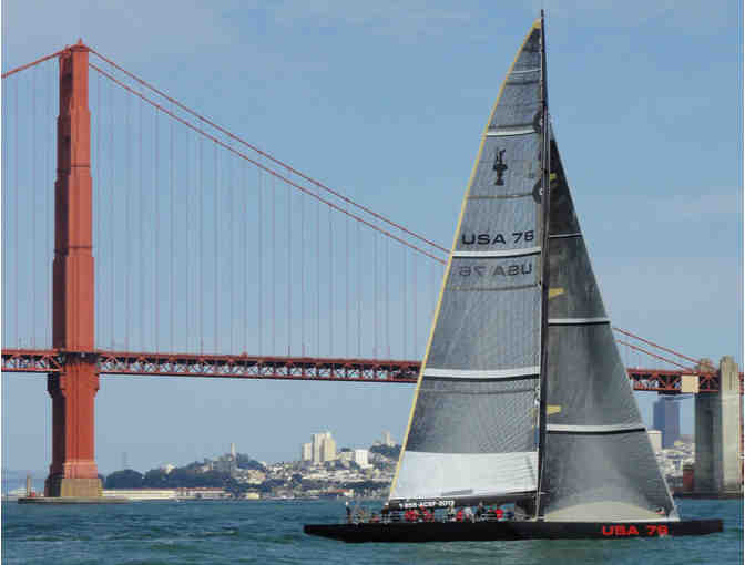 SF Boat Ride, 2.5 Hour Sailing Experience for 2 on an America's Cup Yacht