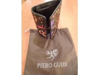 Piero Guidi Black 'Magic Circus' Medium Wallet