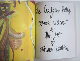 Romare Bearden & Derek Walcott, SIGNED BOOK