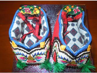 Traditional Handmade Chinese Tiger-head Shoes for Kids