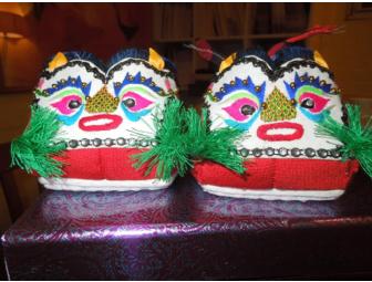 Traditional Handmade Chinese Tiger-head Shoes for Kids