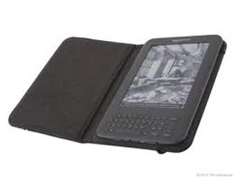 Amazon Kindle and Leather Case