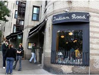$50 Gift Certificate to Indian Road Cafe