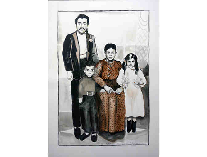 8'x10' Custom Watercolor Portrait of Your Family!