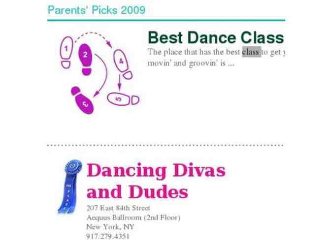 Three (3) Dance Classes for Kids at Dancing Divas and Dudes Dance School!