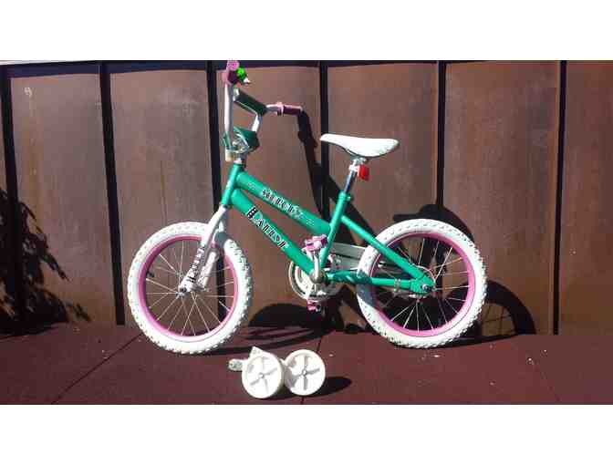 A gently used Rallye Melody kids' bike