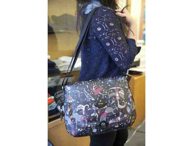 Piero Guidi 'Magic Circus Dark Show' Large Leather Shoulder Bag