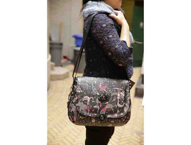 Piero Guidi 'Magic Circus Dark Show' Large Leather Shoulder Bag