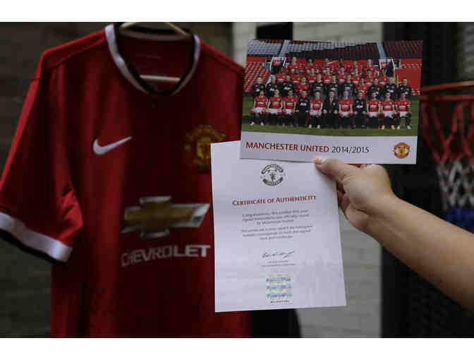 2014-2015 SIGNED Manchester United Home Jersey