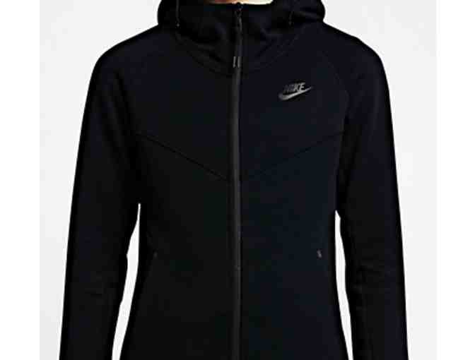 Nike Womens' Tech Fleece Zip-up Hoodie (L) and Grey Sweat Tights (M)