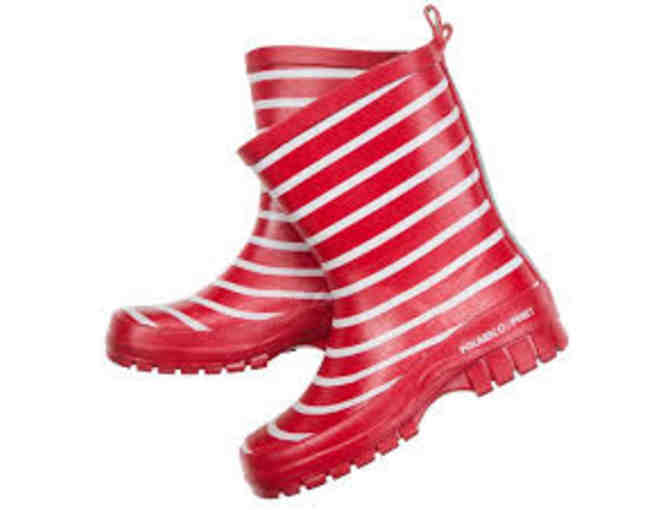 Polarn O. Pyret: One Pair of Red Children's Rain Boots
