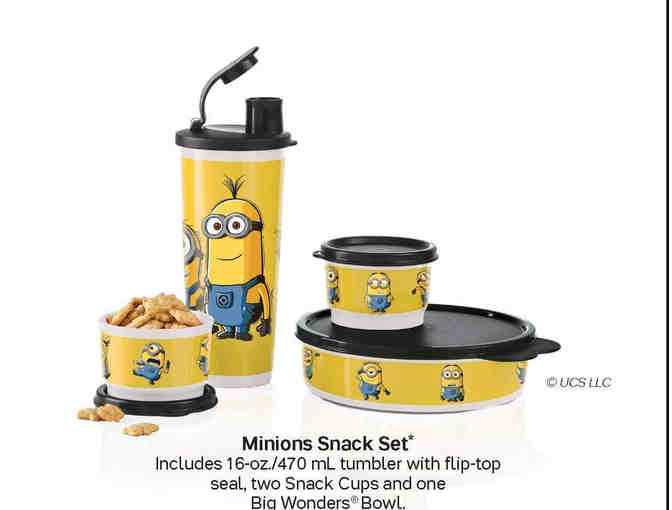 Tupperware Minion Snack Set