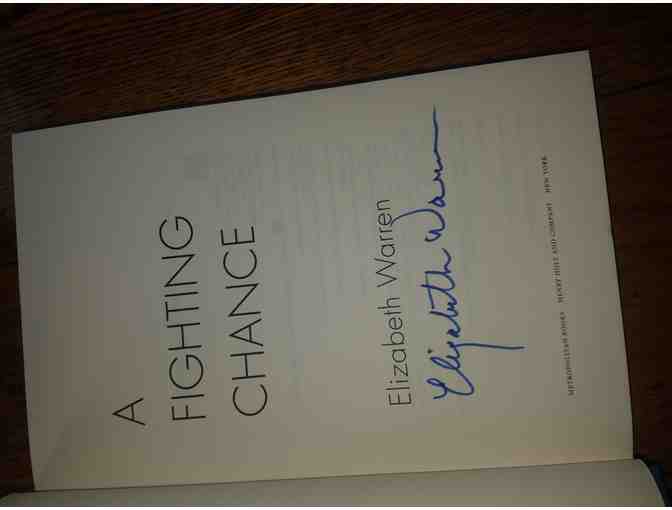 Autographed Elizabeth Warren: A Fighting Chance