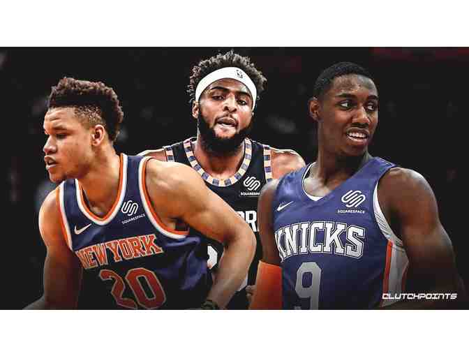New York Knicks vs. Atlanta Hawks at MSG on Dec. 17, 2019 - Sit right behind the bench!
