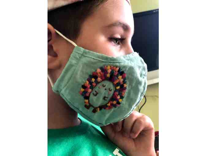 Choose your own embroidery design for a mask!