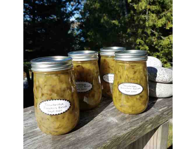 16oz Jar of Trowbridge Zucchini Relish - Photo 1