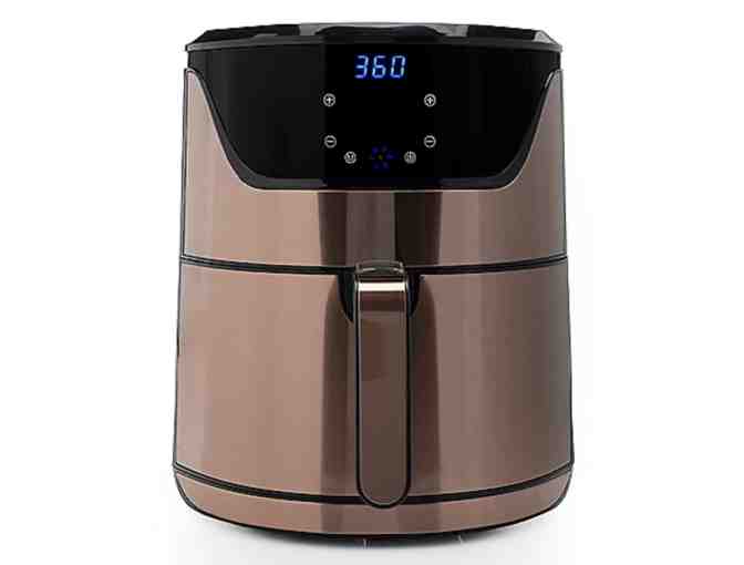 Colston 8 qt 5-in-1 Digital Air Fryer (Color: Bronze)