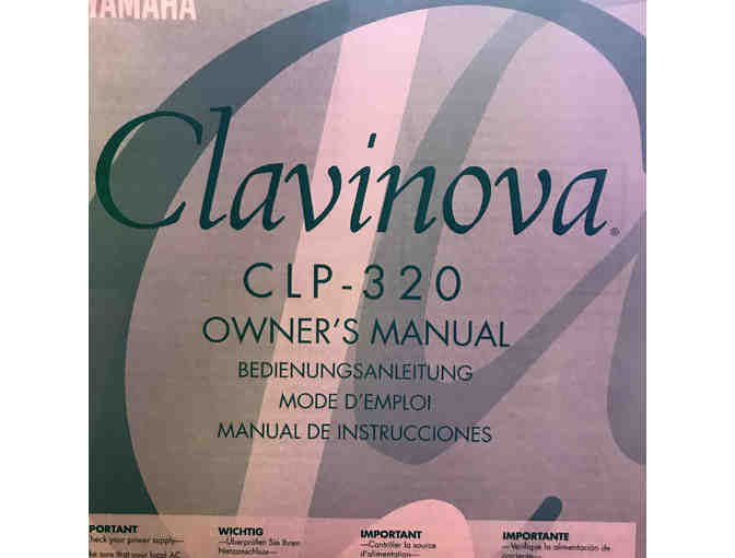 Yamaha Clavinova CLP-320 digital piano (in good, used condition) - Photo 3