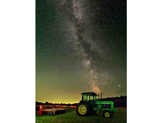 Nightscape photography - Tractor at the MCS Farm - Photo 1