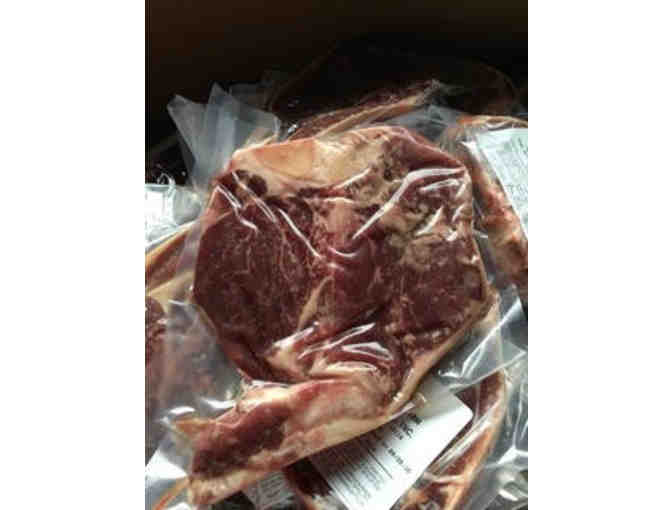 2 Grass Fed Angus Beef - Porterhouse Steaks + Tour of MCS alum-owned Farm